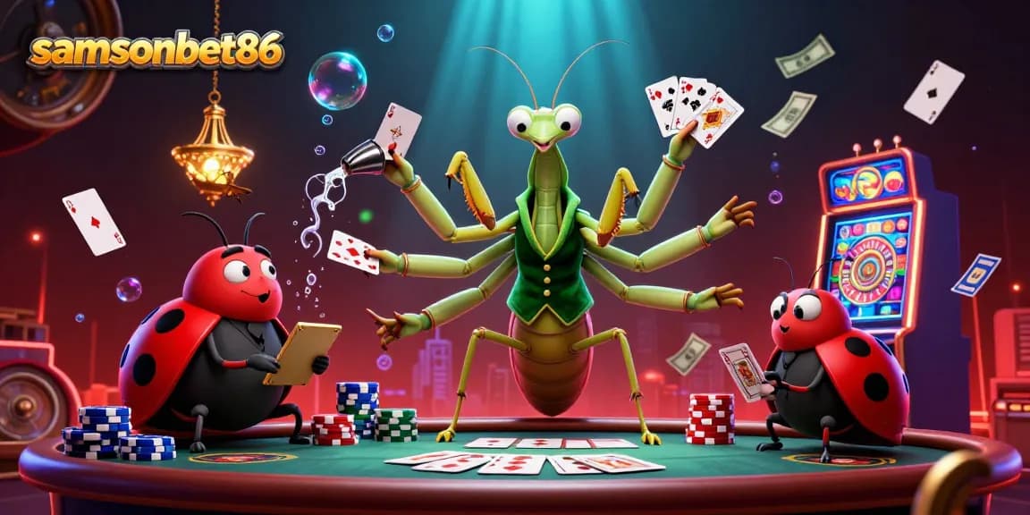 Experience thrilling wins with samsonbet86’s vibrant casino scene featuring dynamic card games and lively characters.