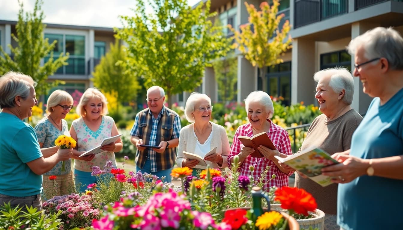 Seniors enjoying activities at https://frontidas.com vibrant retirement community, showcasing joy and connection.
