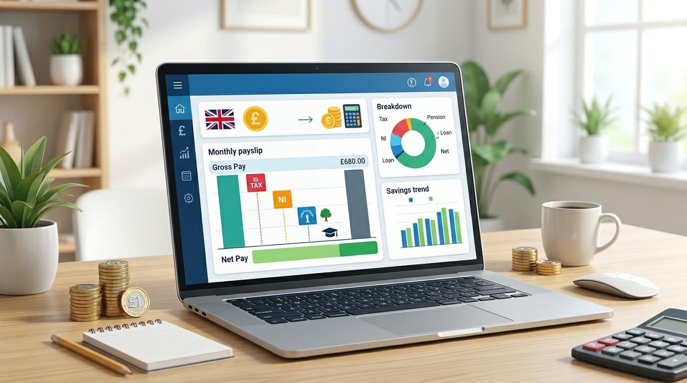 UK Gross-to-Net Salary Calculator: Simple &amp; Accurate