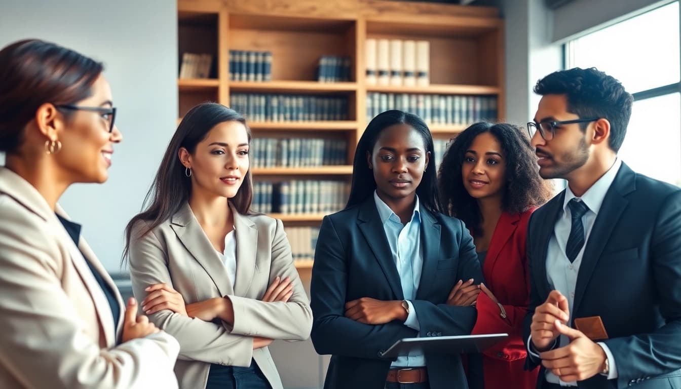 Engaged legal discussions at https://www.turnpikelaw.com highlighting teamwork and professionalism.