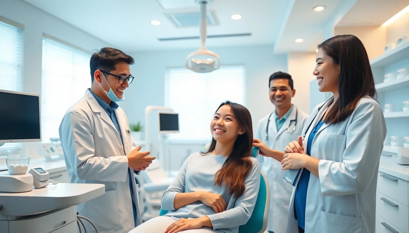 Braces malaysia showcased in a modern dental clinic with a friendly atmosphere and professional care.
