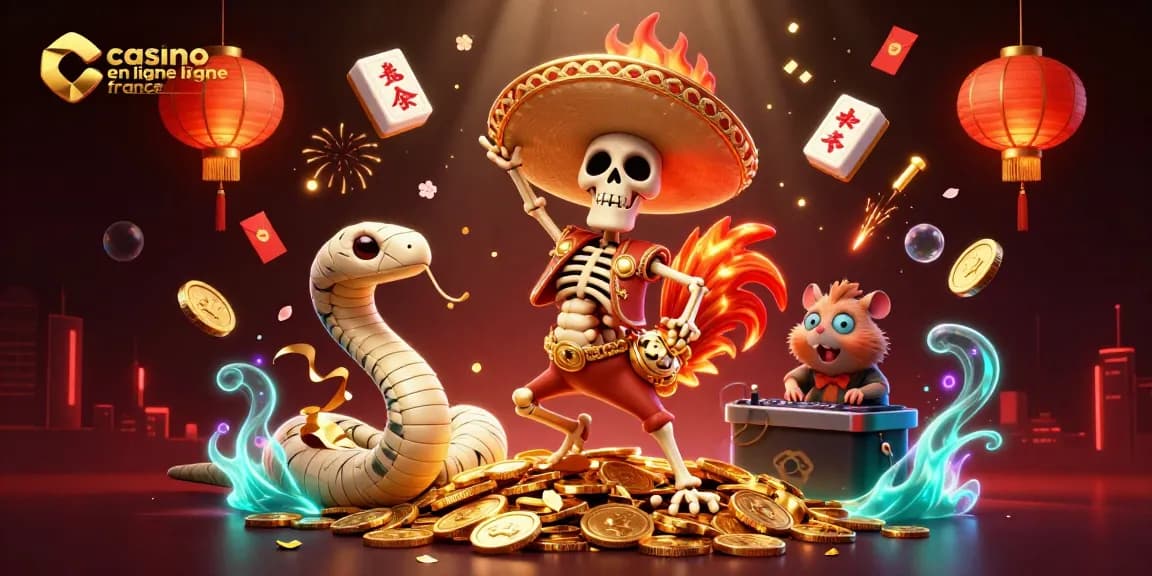 Déclenchez des gains avec casino en ligne france dans une illustration dynamique et colorée.