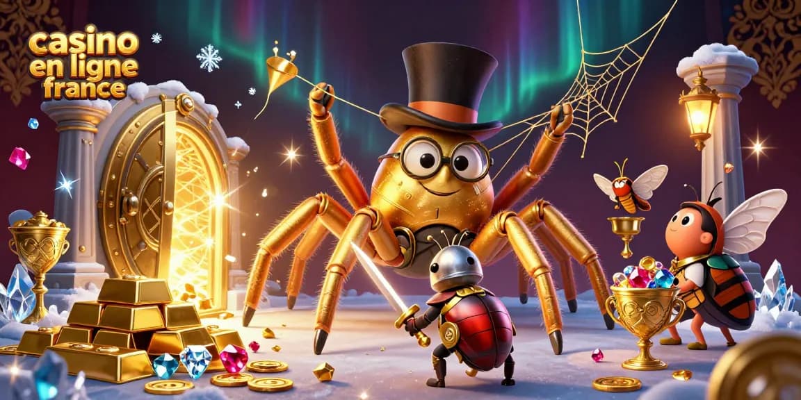 Profitez de l'exceptionnelle aventure d'un casino en ligne France avec une illustration captivante.