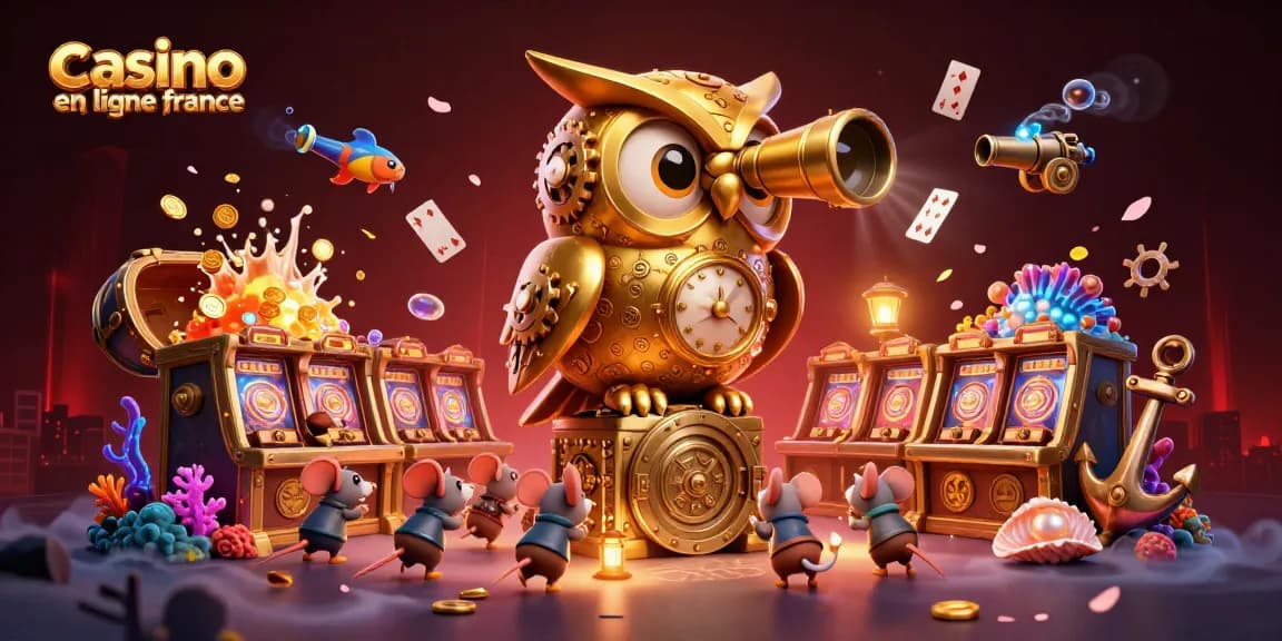 Plongez dans l'univers du casino en ligne en France avec une illustration captivante.