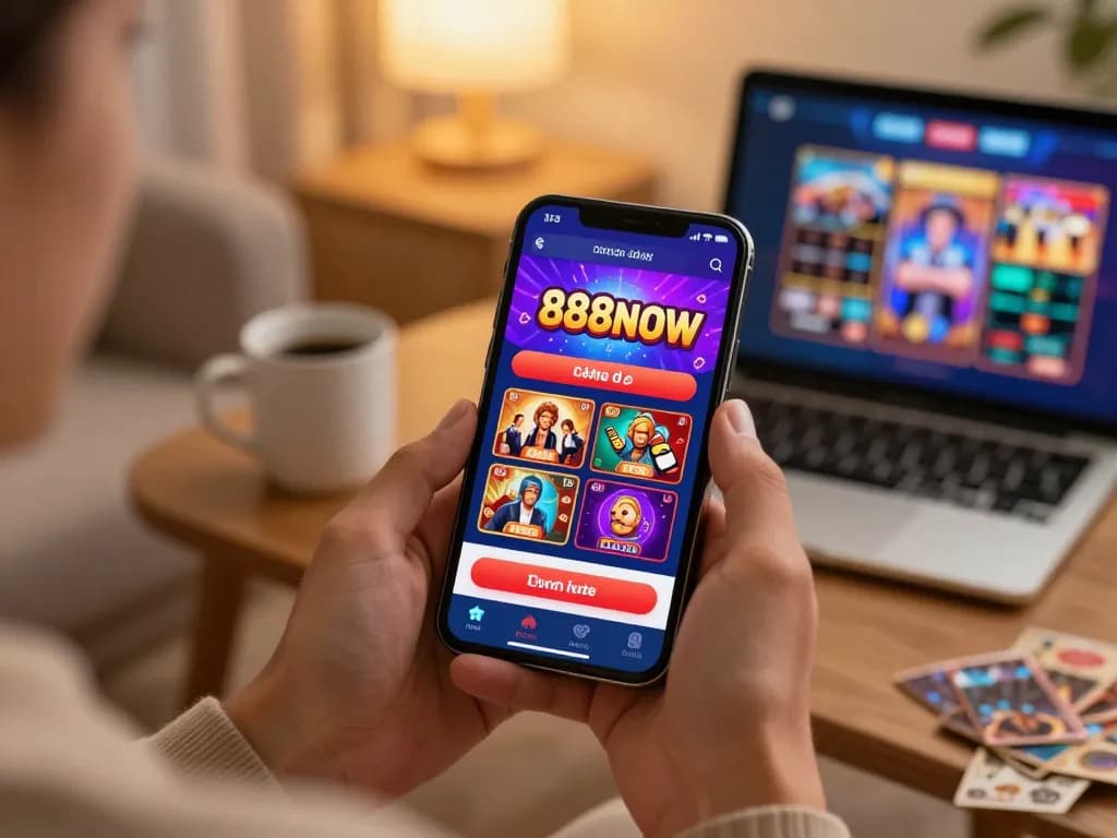 Engaging in 888now đăng nhập on smartphone for exciting online betting experience