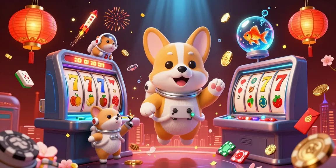 Gambarkan simbol slot yang menarik dalam ilustrasi 3D yang penuh warna dan aksi.