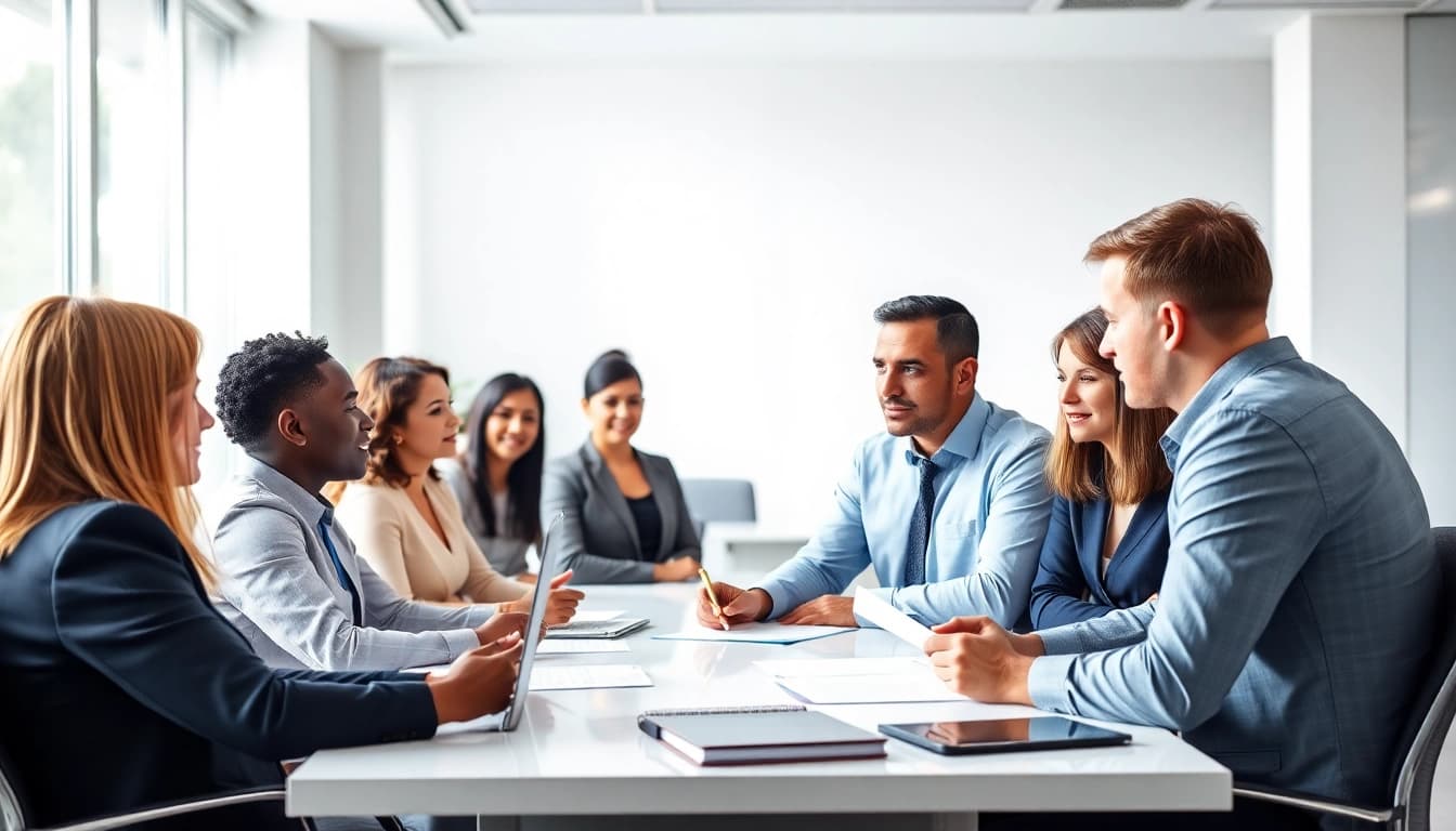 Consulting session at https://www.inmotionlaw.com highlighting a professional employment attorney assisting clients.