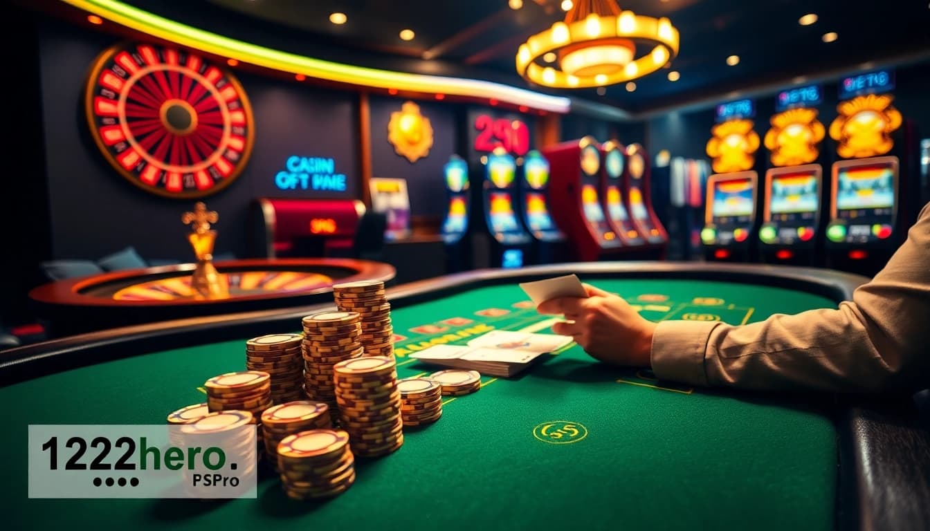Experience thrilling gameplay at 123hero.pro with exciting table games and vibrant casino visuals.