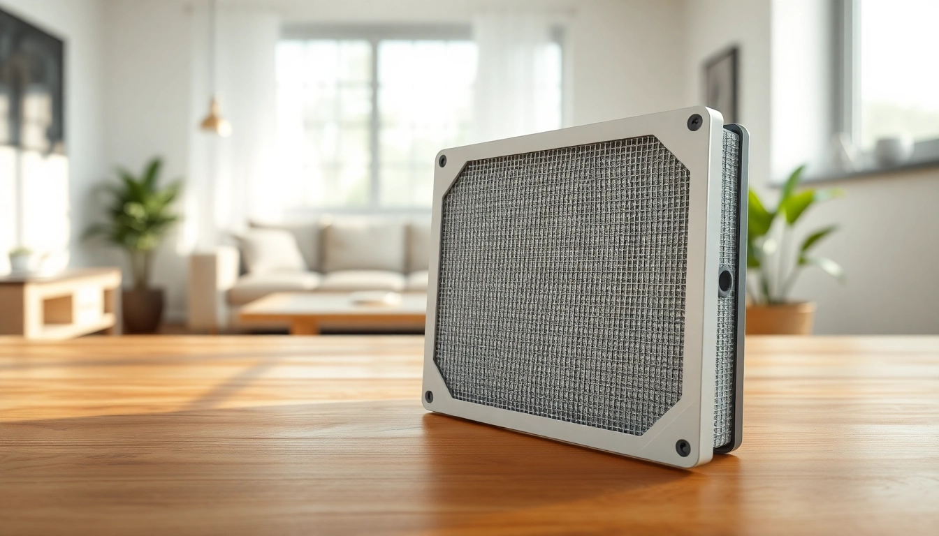 Showcasing a high-efficiency hepa filter highlighting its intricate design and effectiveness.