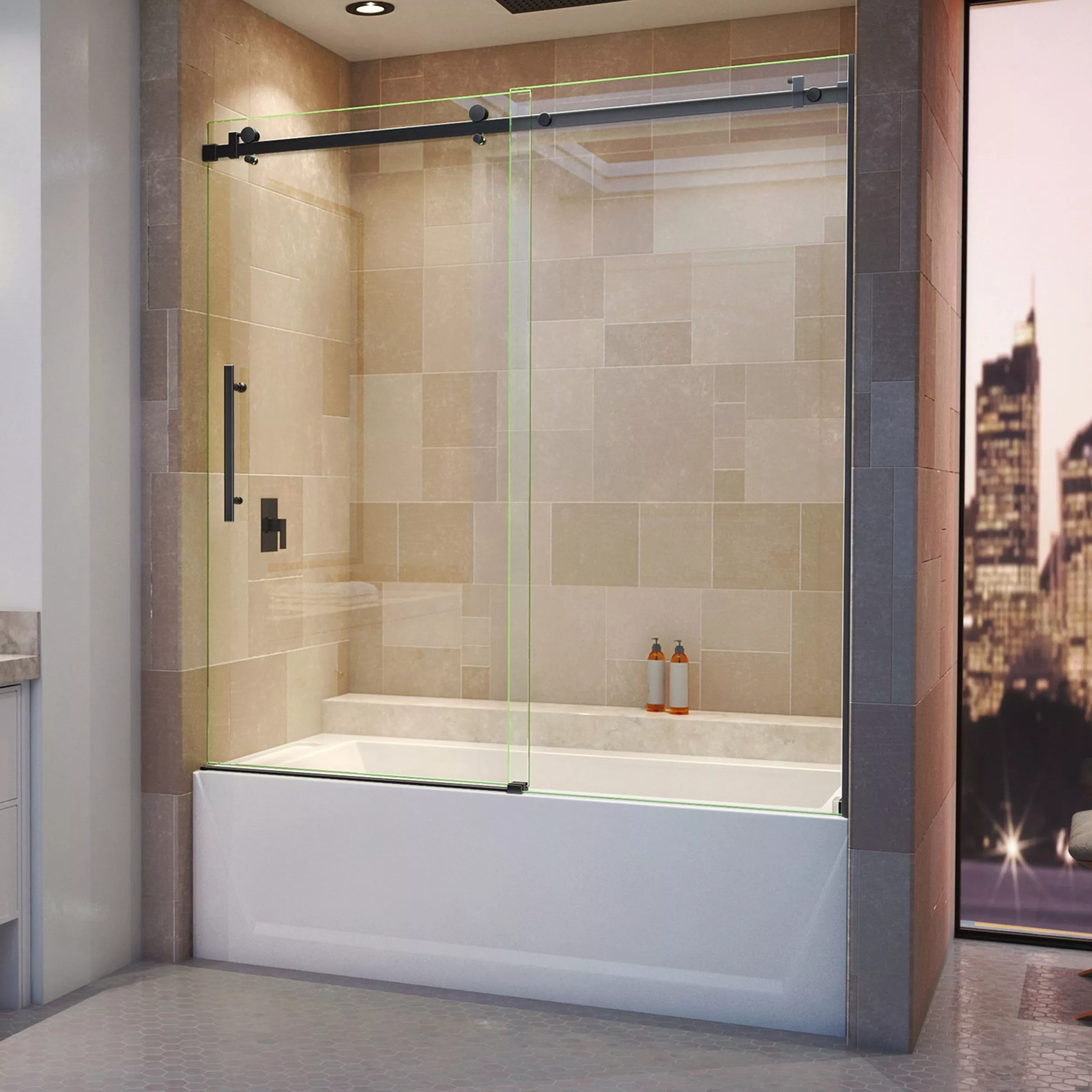 Choosing the Perfect Sliding Tub Door for Small Bathrooms