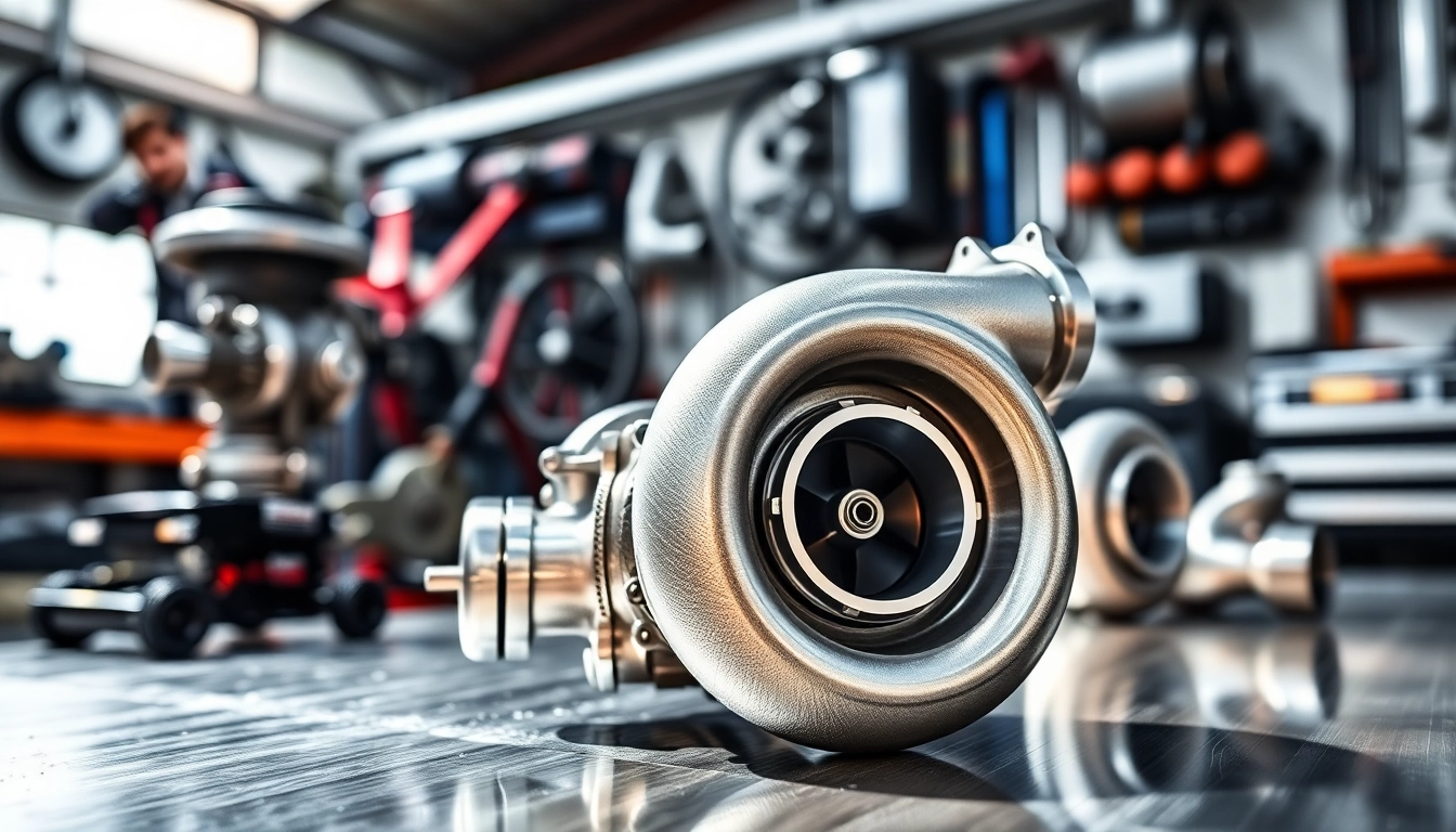 Turbosmart motorsport turbos showcased with high-performance detailing and professional atmosphere.