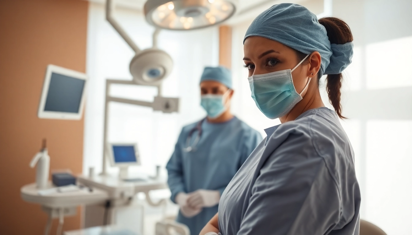Kirkegaard Aesthetics presents a skilled surgeon with advanced tools in a serene setting.