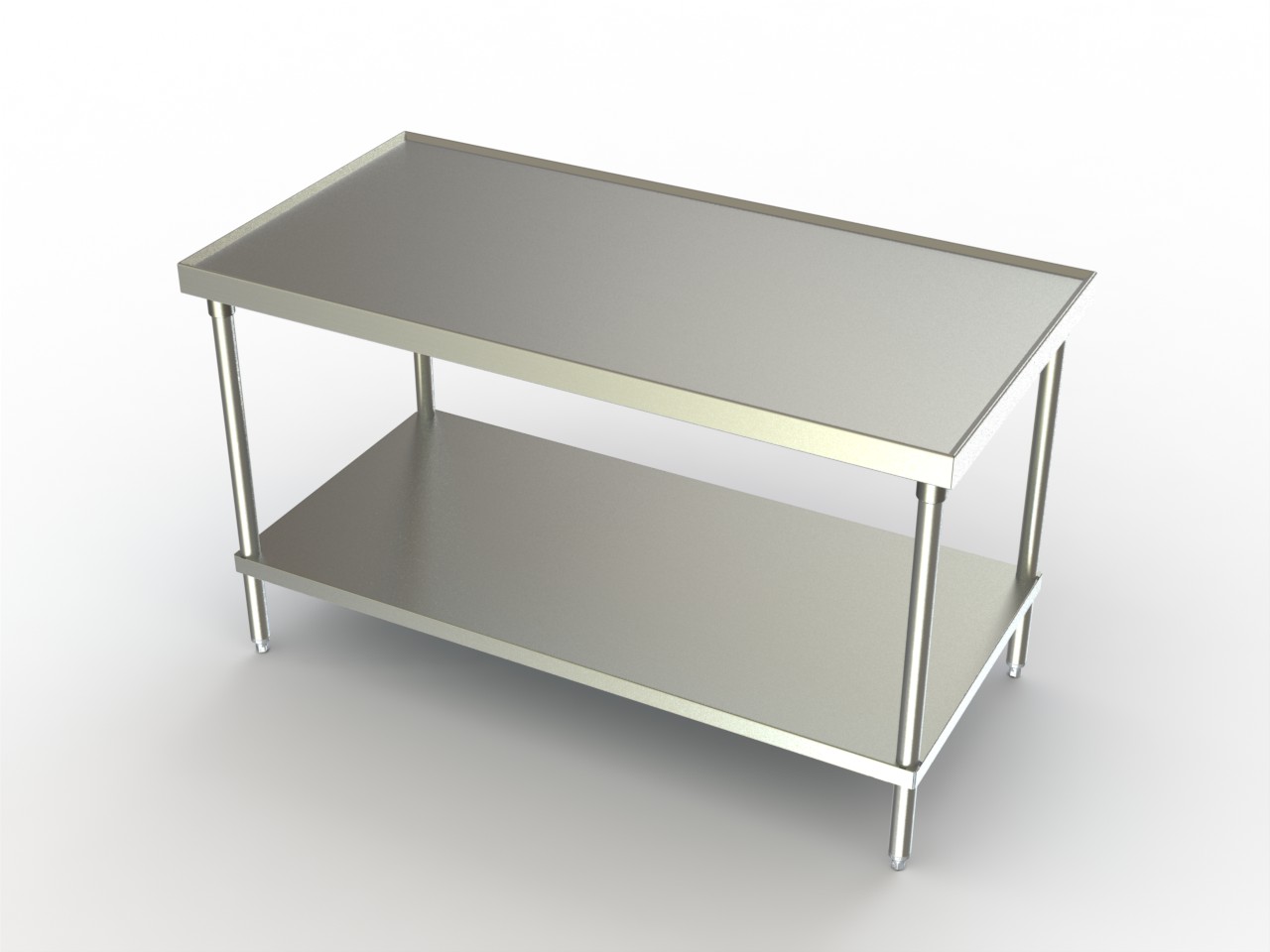 Steel Table for Kitchen with Modern Minimalist Design