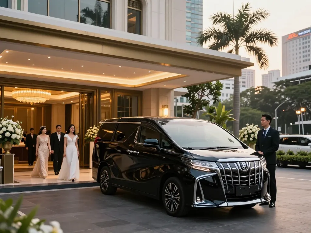 Thuê một chiếc Toyota Alphard sang trọng tại Thành Phố Hồ Chí Minh cho trải nghiệm sự kiện phong cách.
