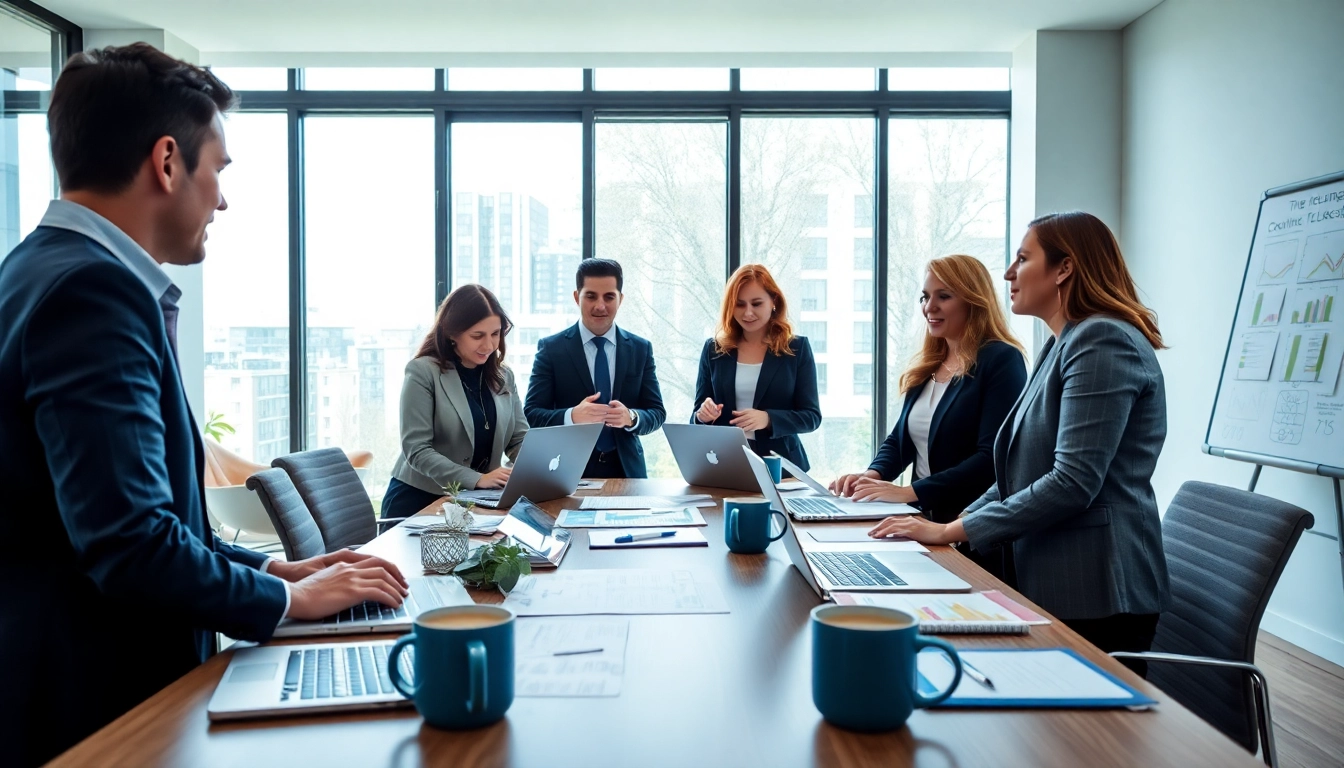 Improving payment collection strategies through team collaboration in a bright office.