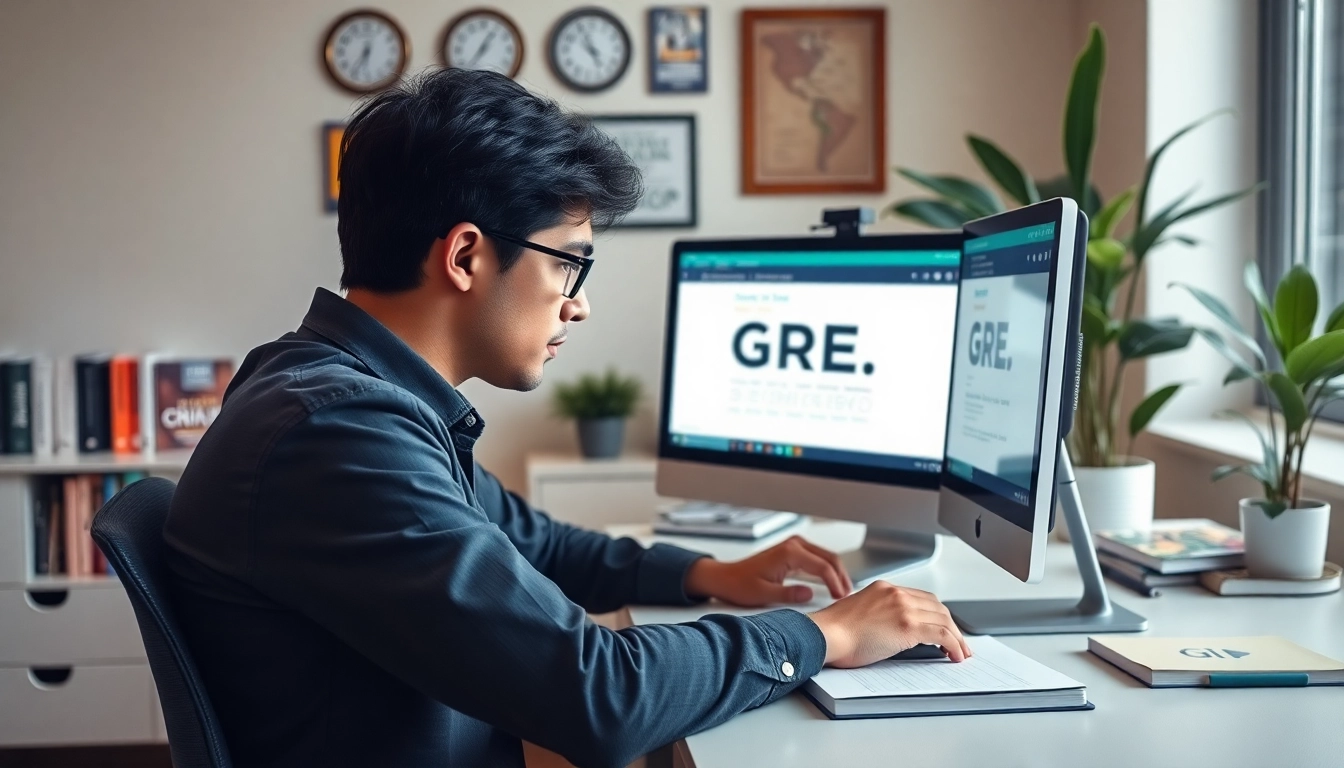 Pay someone to take GRE for me with a proactive student studying in a bright office.