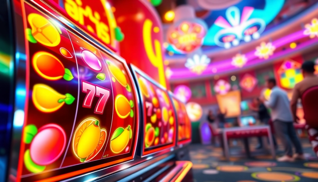 เล่น pg slot อย่างสนุกสนานในสภาพแวดล้อมที่เต็มไปด้วยแสงสีสันสดใส
