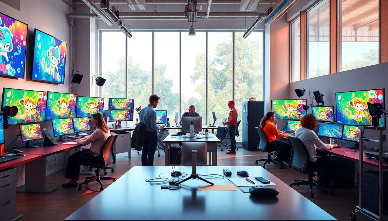 Animation Agency im kreativen Studio, das lebendige Animationen erschafft.