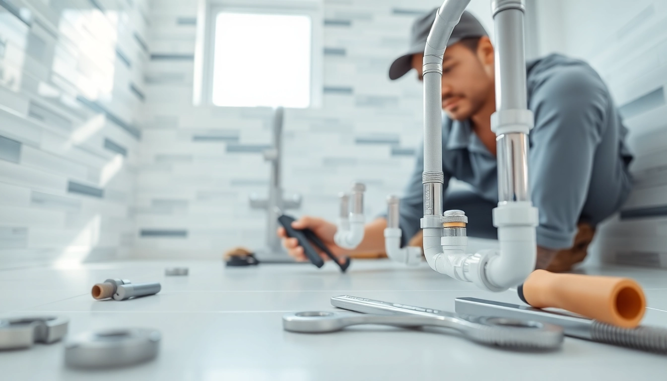 Expert plumbers bristol providing professional plumbing services in a modern bathroom setting.