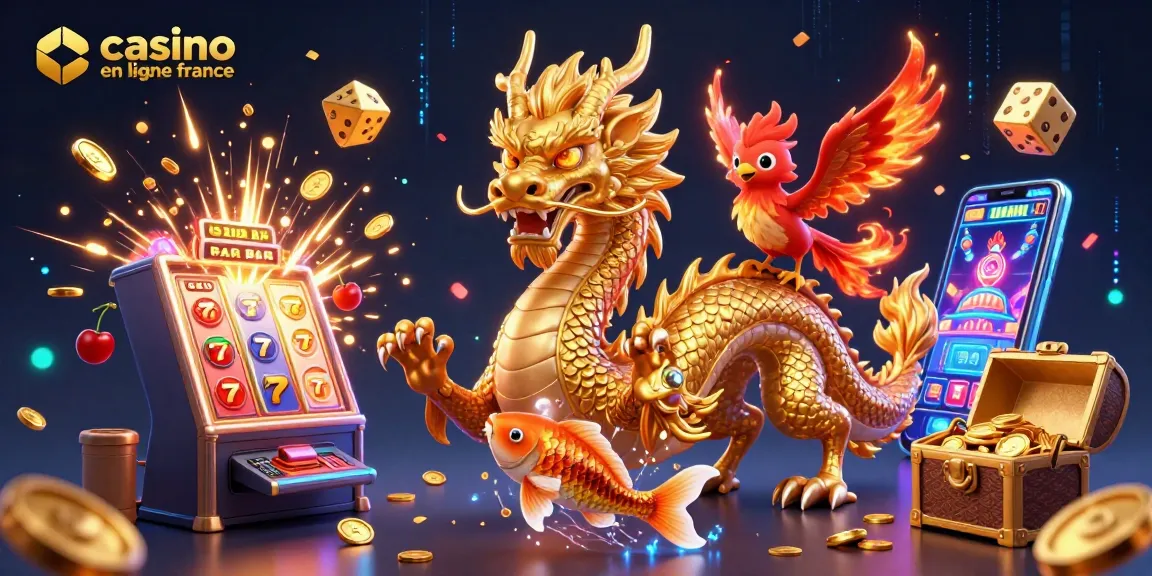 Gagnez avec le casino en ligne France grâce à notre dragon doré et nos machines à sous éclatantes.