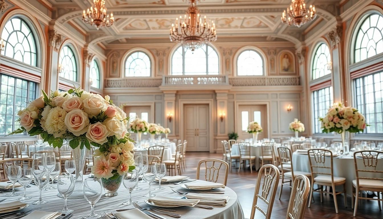 Experience the beauty of a Jacksonville Wedding Venue with an elegant setup and stunning décor.