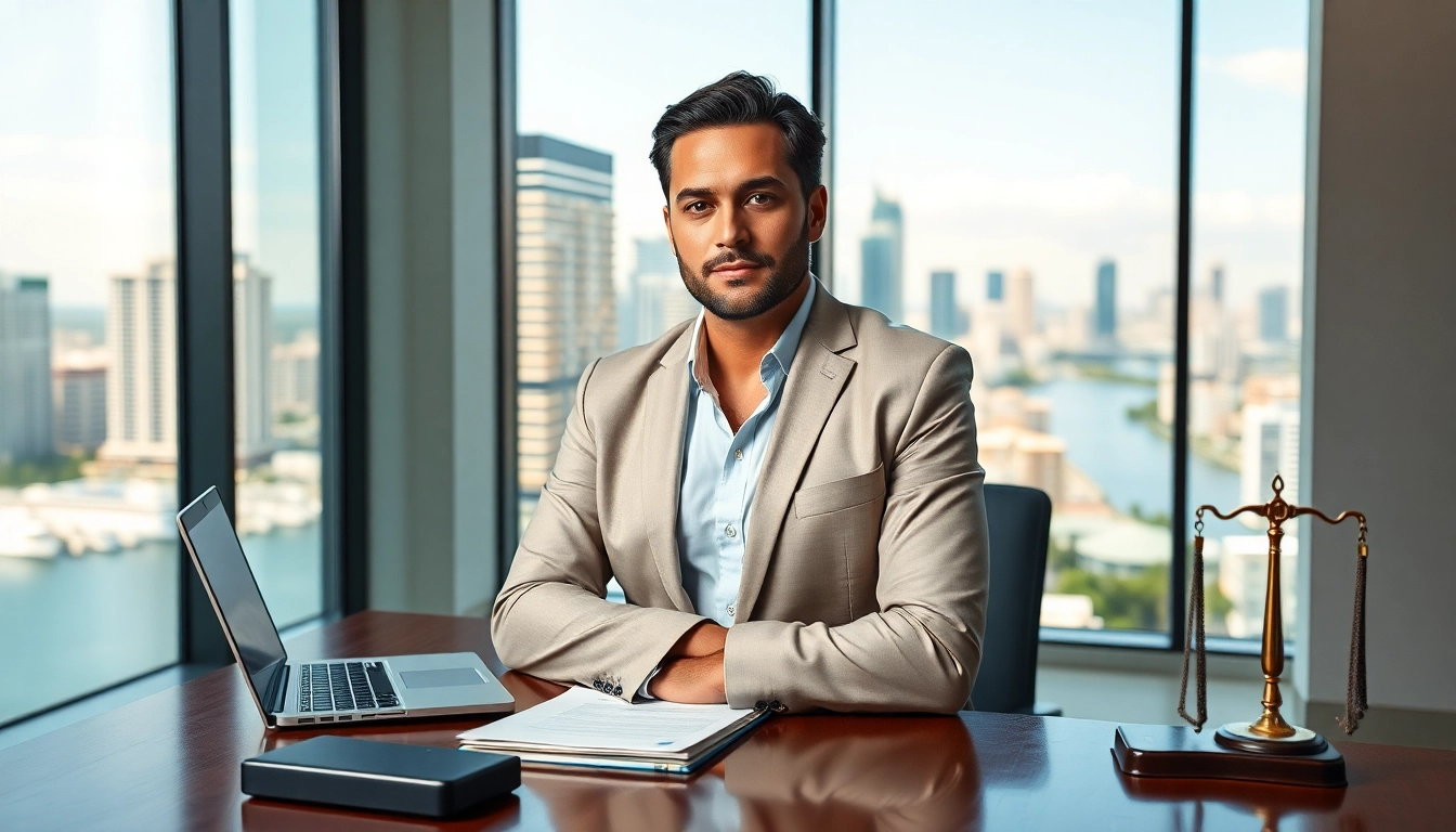 Fort Lauderdale workers compensation lawyer advising clients in a professional office.