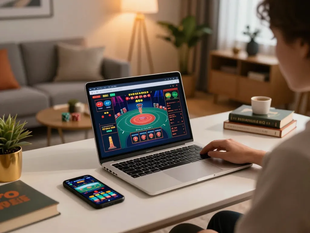 Engaging with a live casino game on MM88 while ensuring a link vào MM88 an toàn experience.