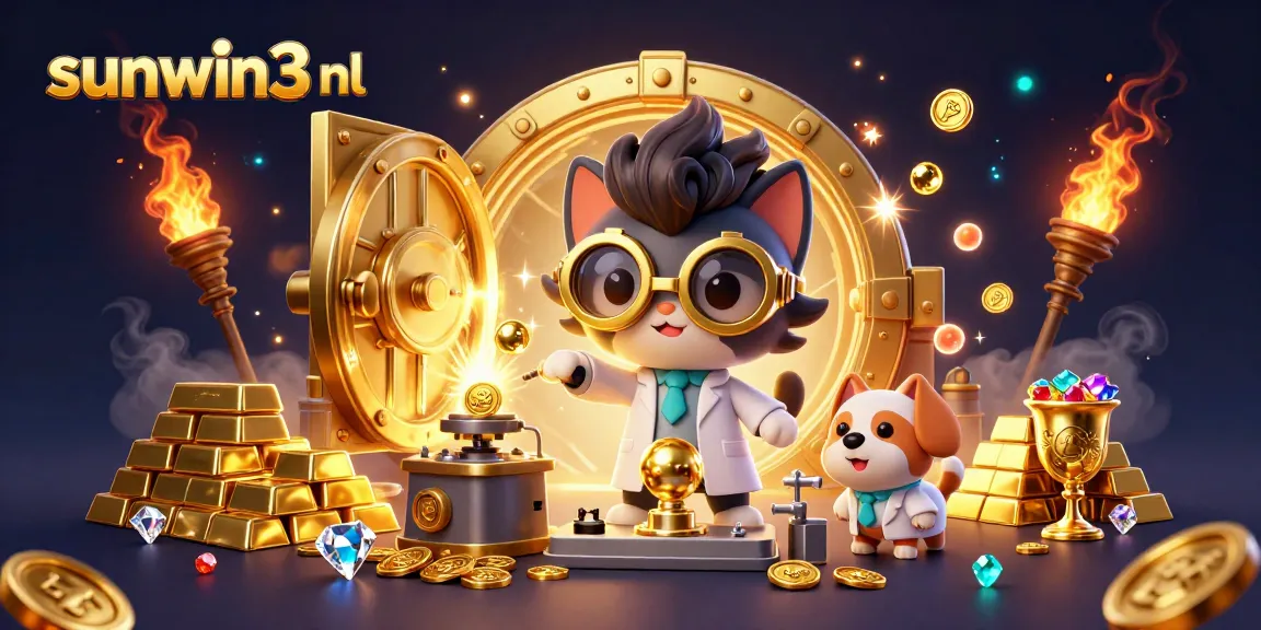 Spin to win at sunwin3 nl with exciting 3D casino gaming characters and treasures!