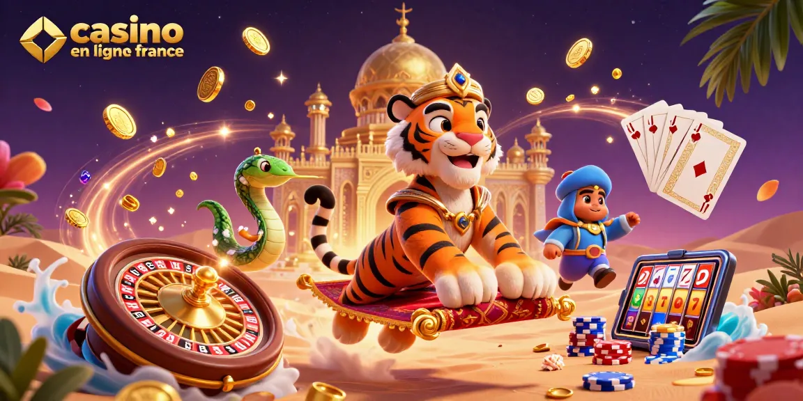 Profitez de l'expérience captivante du casino en ligne en France avec des jeux de cartes et des jetons scintillants.
