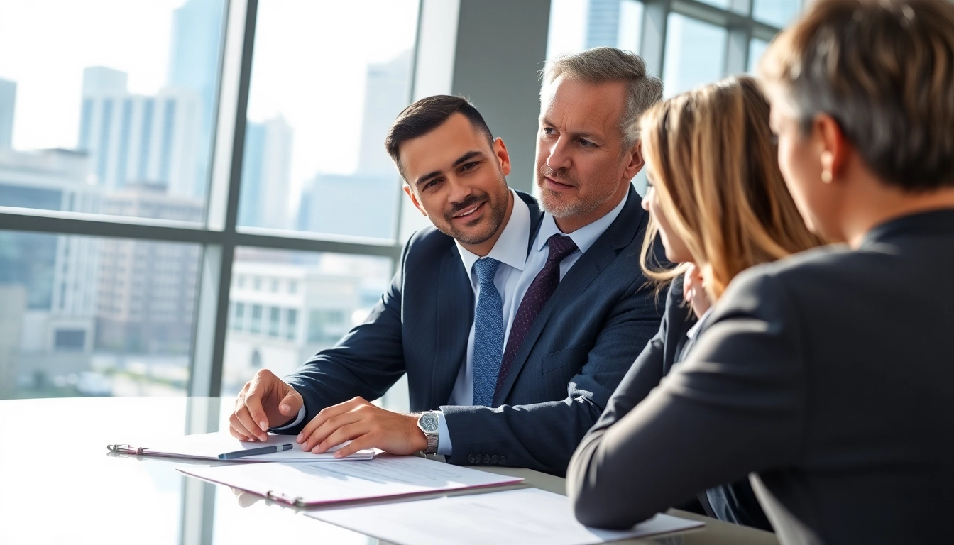Consultation with Houston Personal Injury Attorney in a professional office setting.