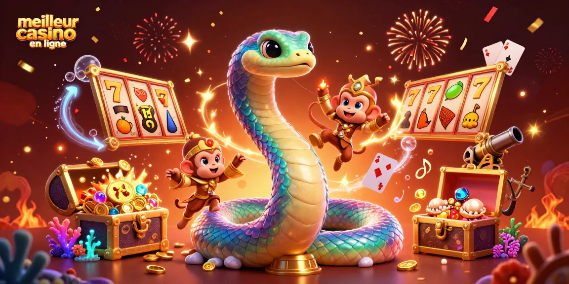Découvrez des jeux captivants au meilleur casino en ligne avec des serpents colorés et des trésors cachés.
