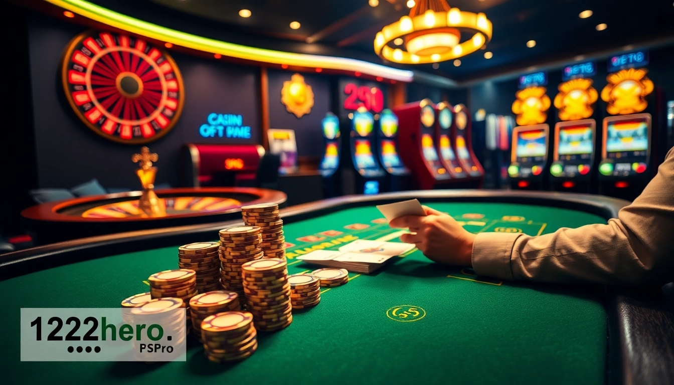 Experience thrilling gameplay at 123hero.pro with exciting table games and vibrant casino visuals.