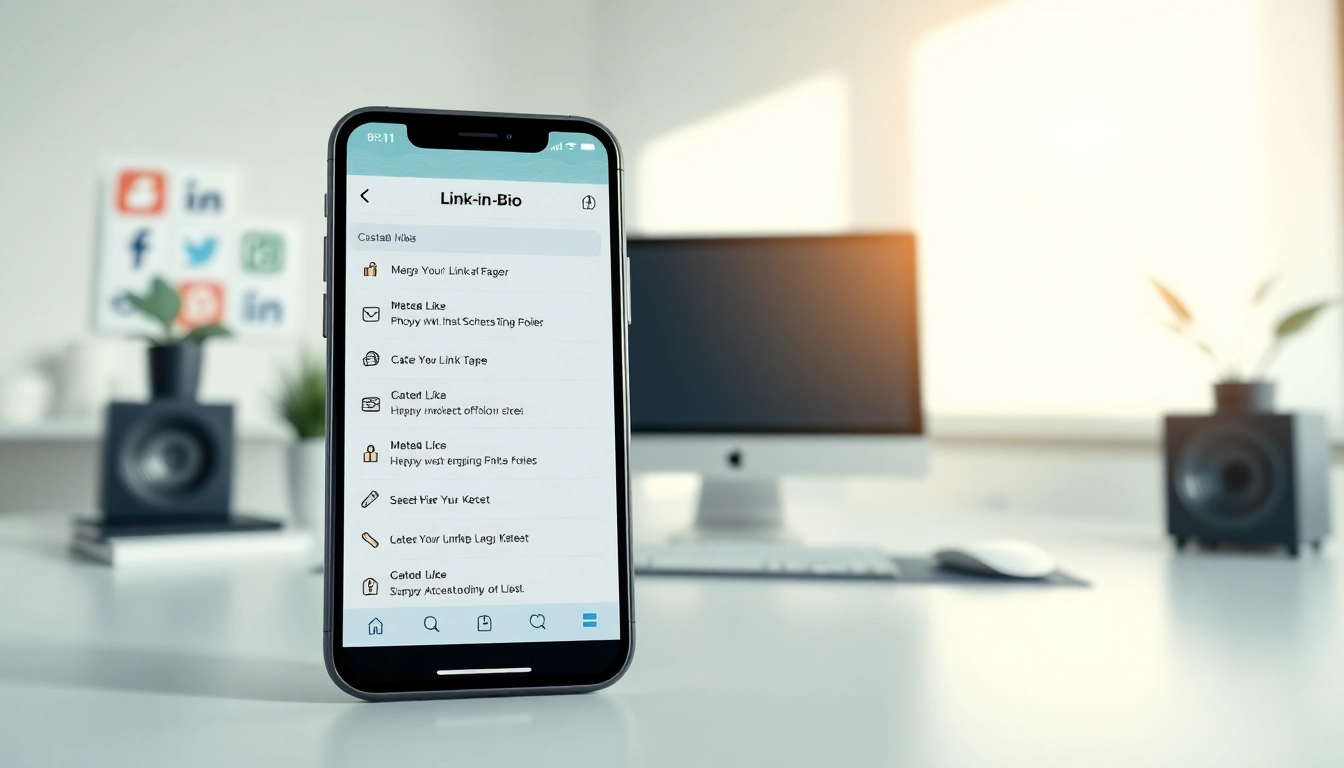 Showcasing a Linktree Alternative in a modern digital interface design.