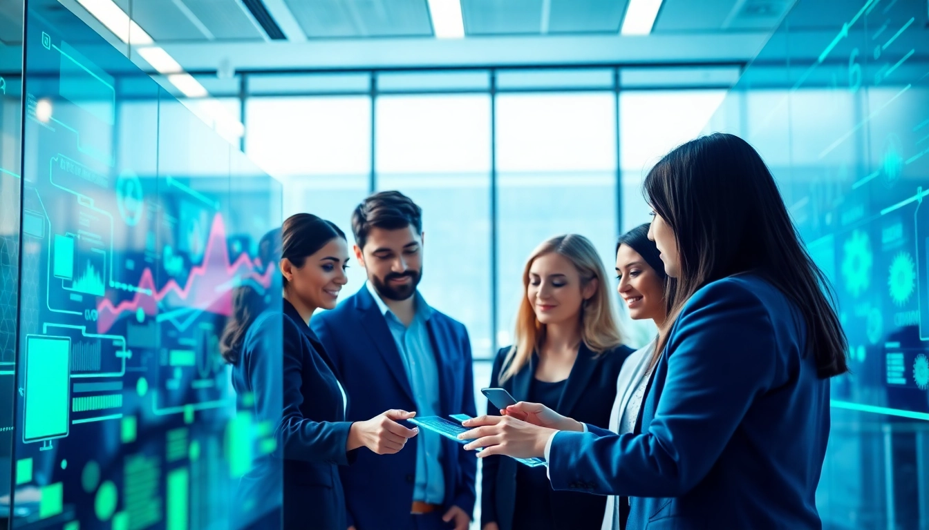 Engaging scenario showcasing an enterprise ai assistant enhancing team collaboration and productivity.