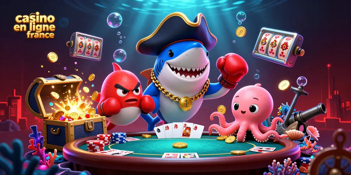 Vivez l'expérience du casino en ligne France avec un vibrant océan de gains et d'animations sous-marines.