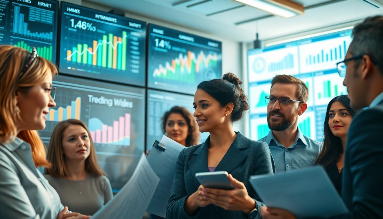 Analyze competitive intelligence faqs with a business team brainstorming insights.
