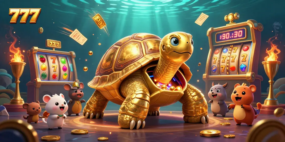 Spin the 777 slot reels for a chance at winning jackpots in this vibrant casino scene.