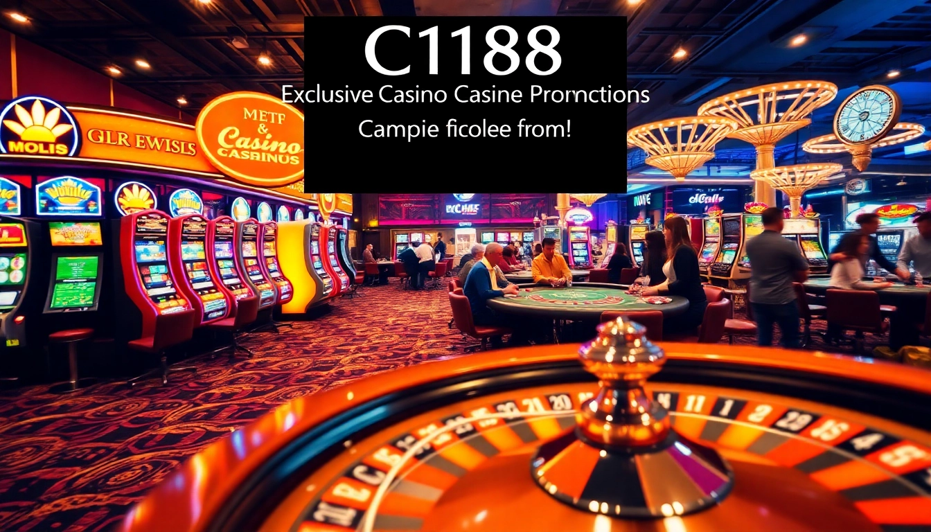 C168 Casino floor bustling with players at poker and slot machines.