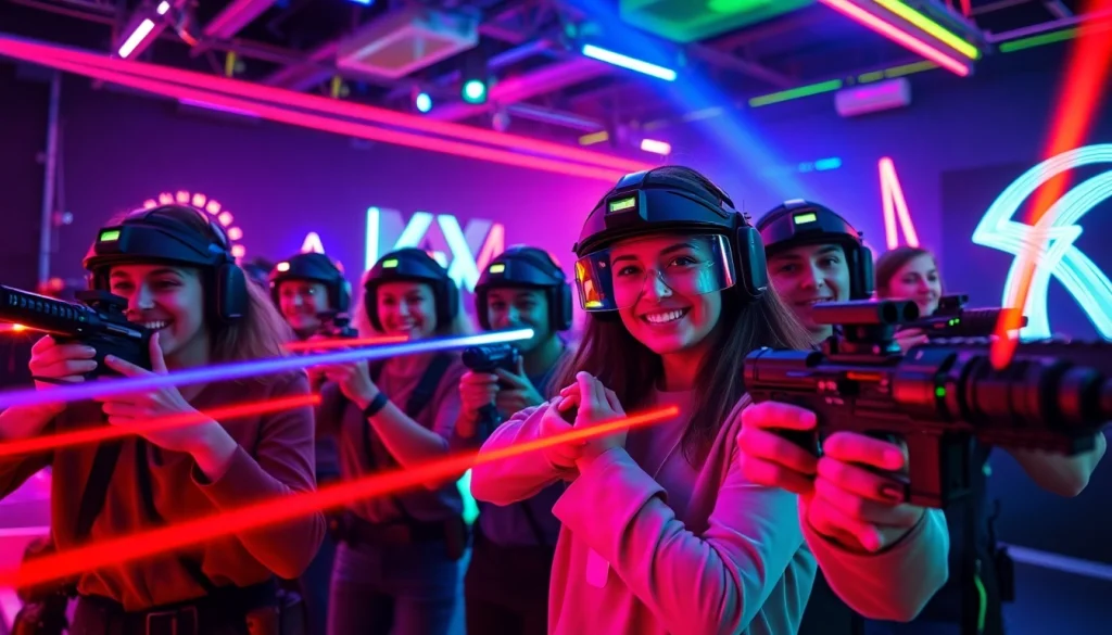 Speel een enthousiaste lasergame ervaring op https://eventmaker-lasergame.nl met kleurrijke verlichting en een energieke sfeer.