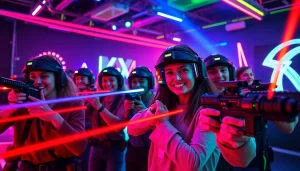 Speel een enthousiaste lasergame ervaring op https://eventmaker-lasergame.nl met kleurrijke verlichting en een energieke sfeer.