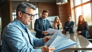 Lawyers from https://www.shiverhamilton.com collaborating in a bright, professional law office setting.