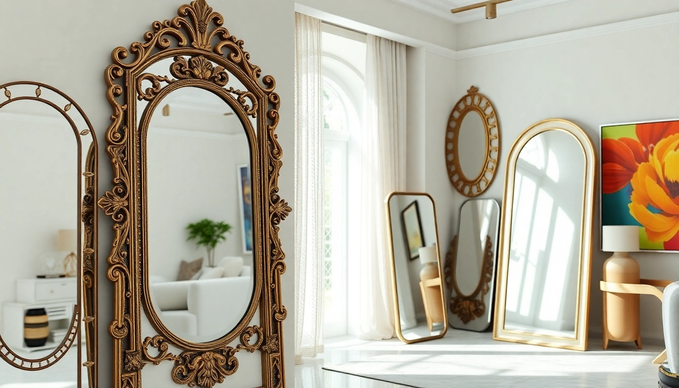 Showcasing designer mirrors for sale at https://merithome.co.uk in a stylish home setting.