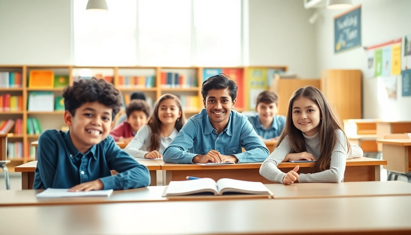 Students participating in active learning within an inspiring Education environment.