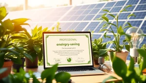 Emitir un Certificado Ahorro Energético en un entorno de sostenibilidad y eficiencia.