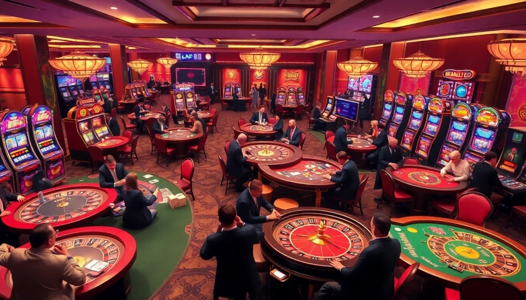 KJC AC 1 offers an exhilarating casino experience filled with vibrant slot machines, roulette wheels, and poker tables.