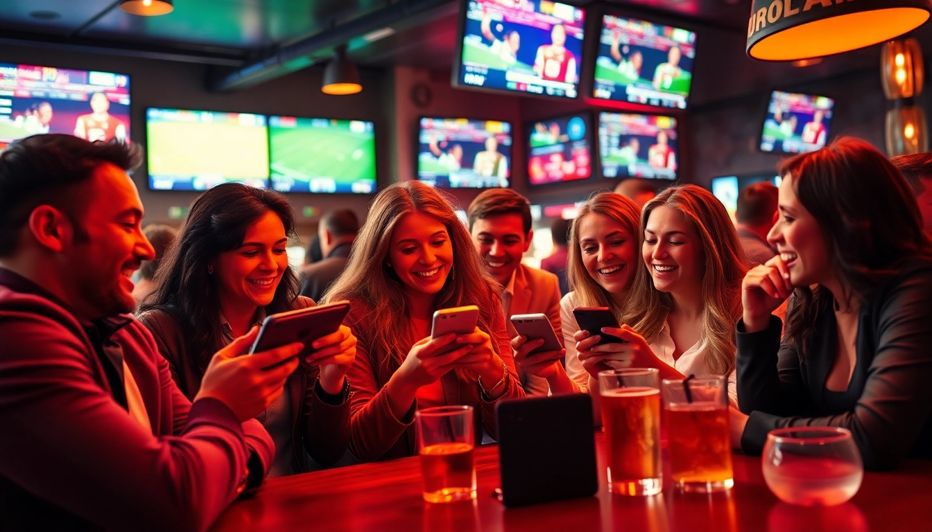 Exciting atmosphere featuring passionate bettors at the best sportsbooks in Brazil.