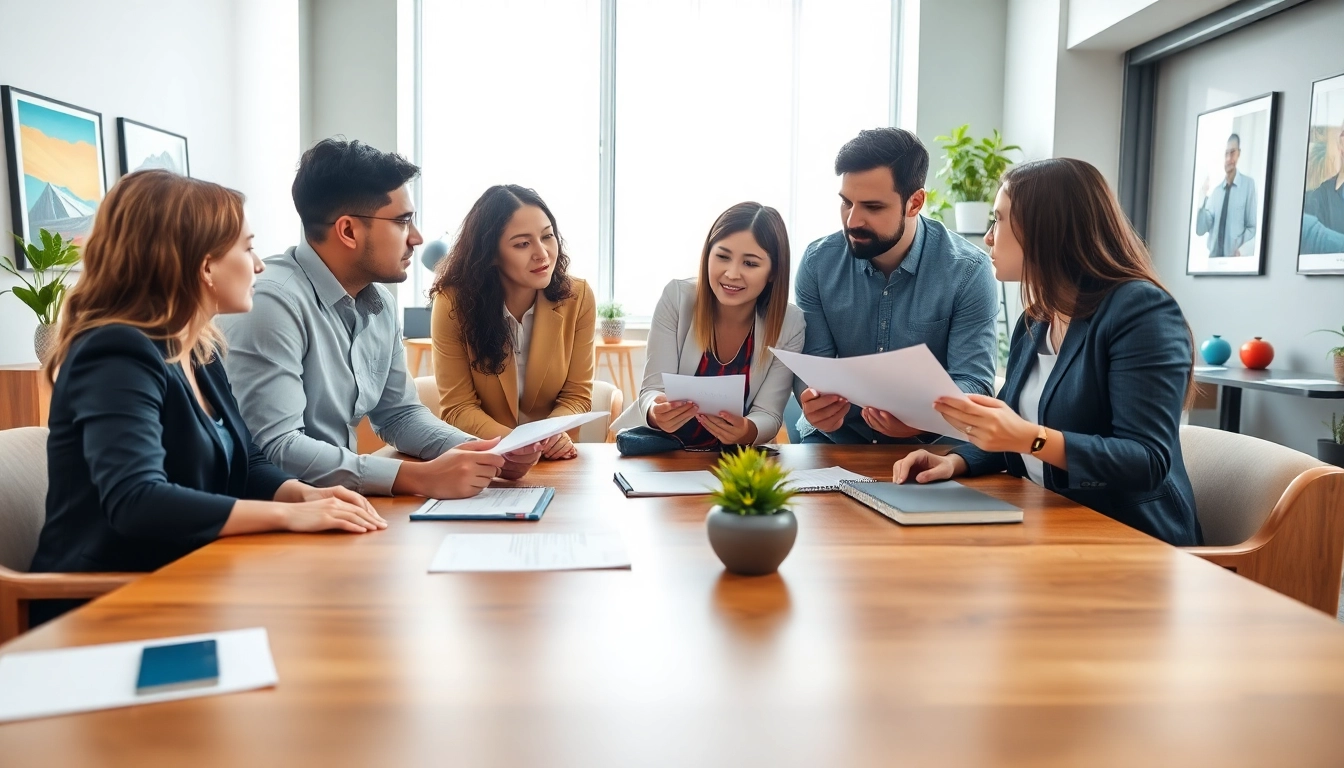 Enhancing strategies with Good Wolf Marketing in a vibrant, collaborative office environment.