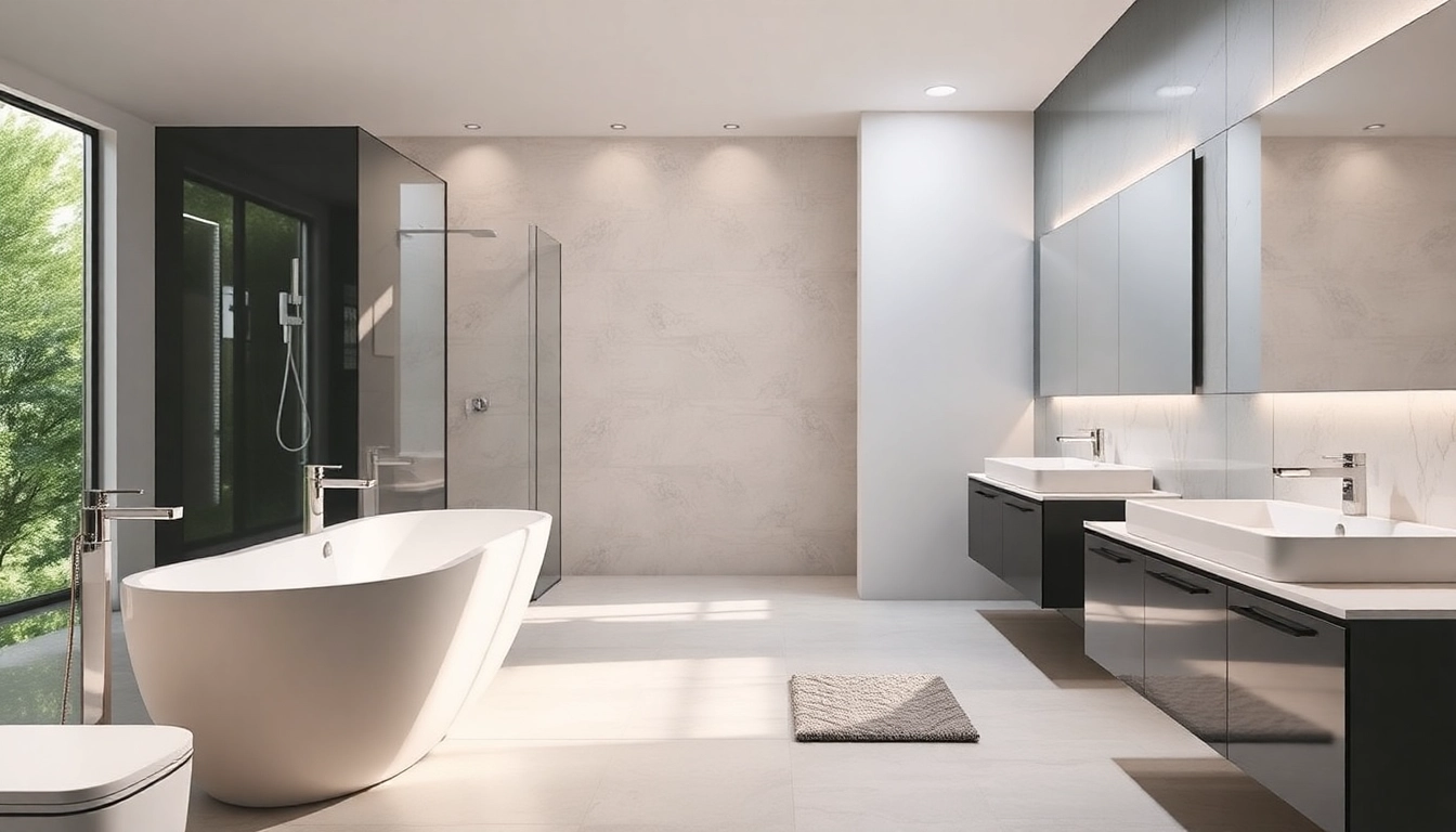 Entdecken Sie die hochwertigen Produkte von sonni sanitär GmbH in einem modernen Badezimmer-Design.