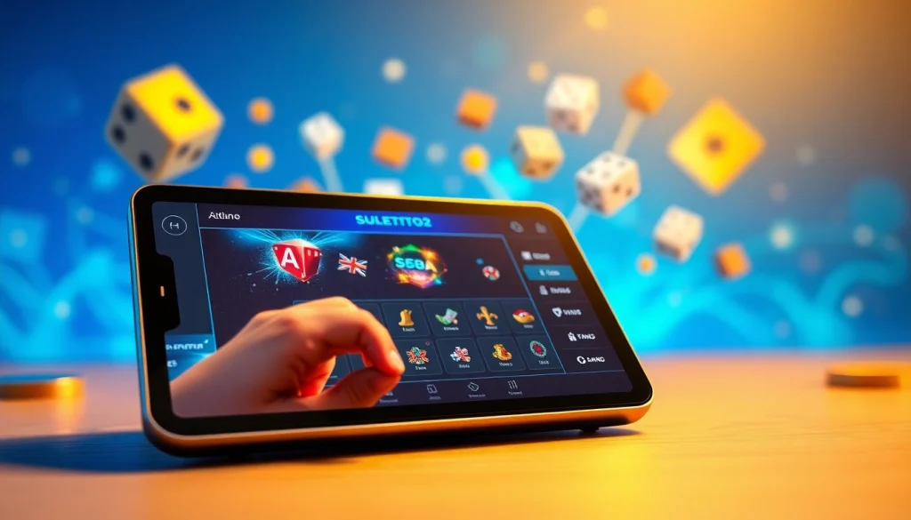 Menampilkan antarmuka suletoto2 yang menarik dalam platform perjudian online modern.