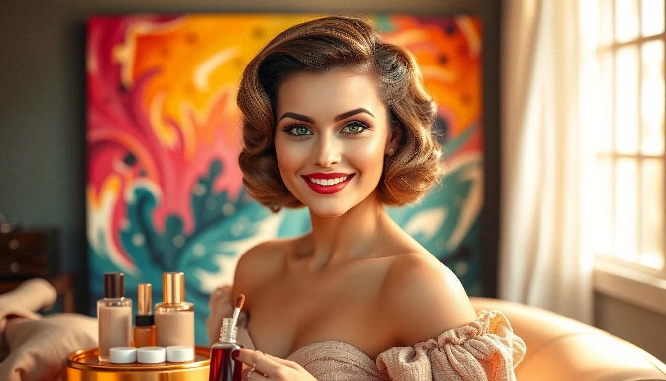 Showcasing the iconic style featured on https://www.esquirevargas.com, a glamorous pin-up model emanates vintage charm.